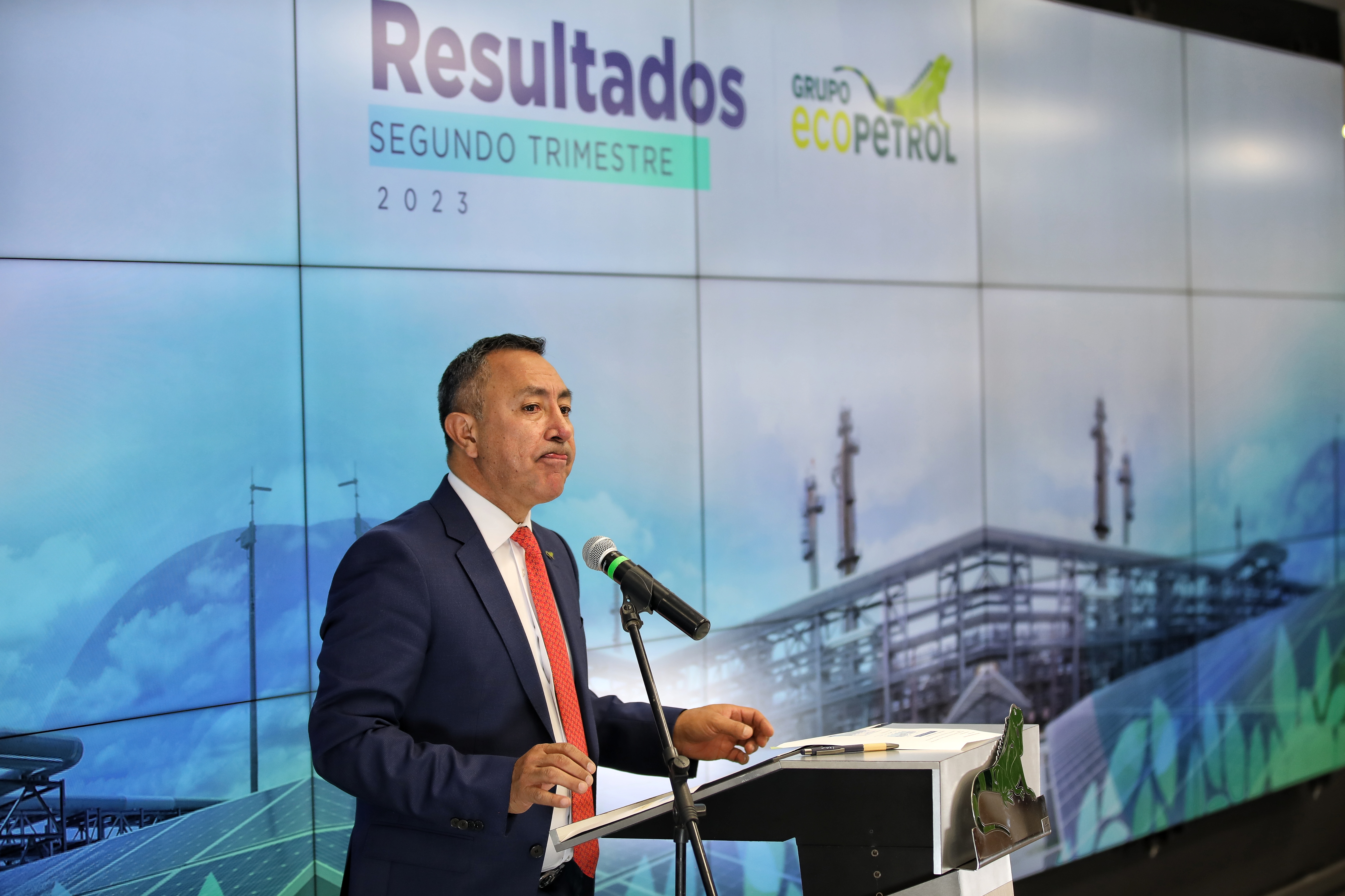 Ricardo Roa Barragán presidente de Ecopetrol
Rueda prensa  Resultados segundo trimestre 2023
8 agosto 2023