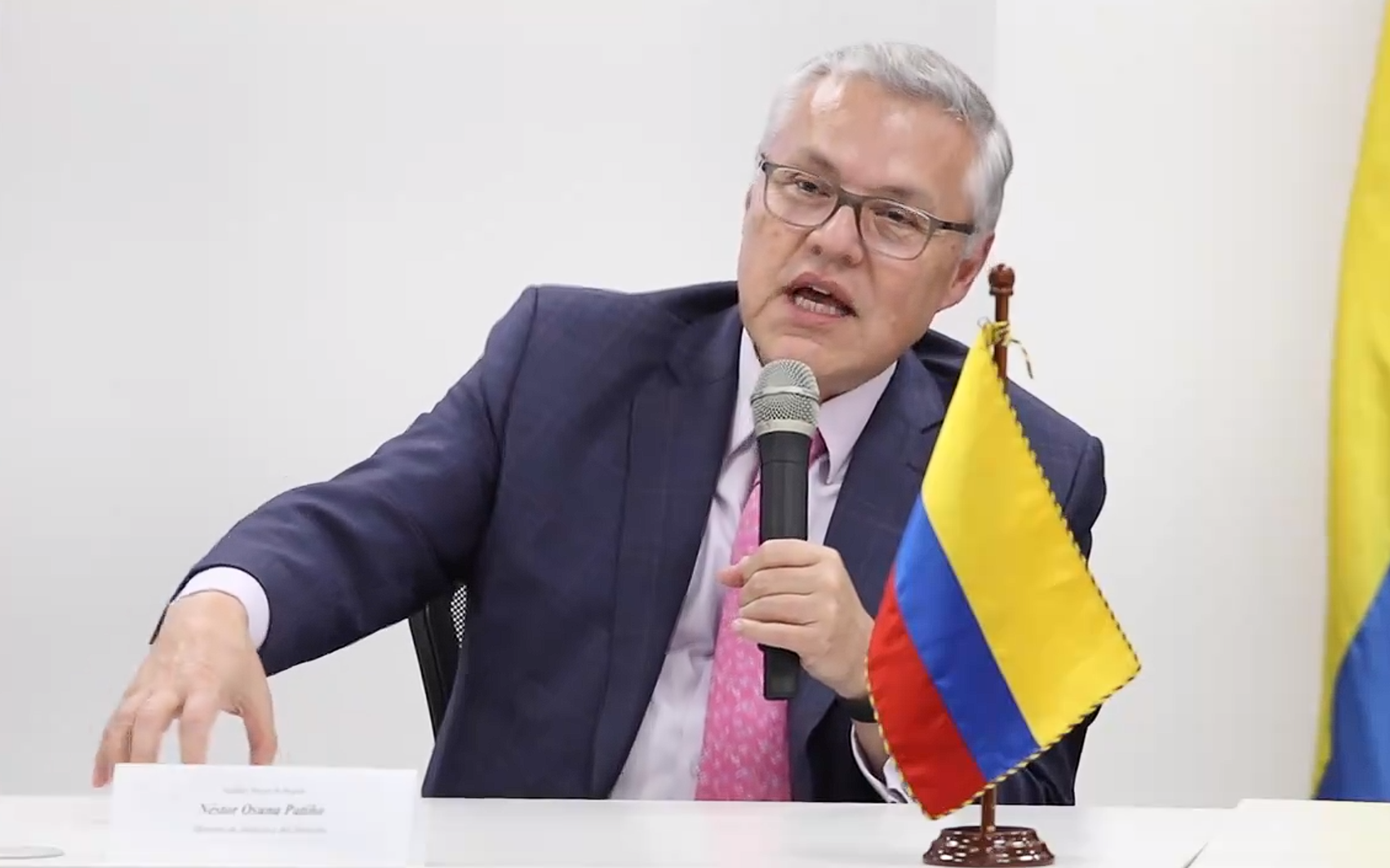 Ministro de Justicia, Néstor Osuna.