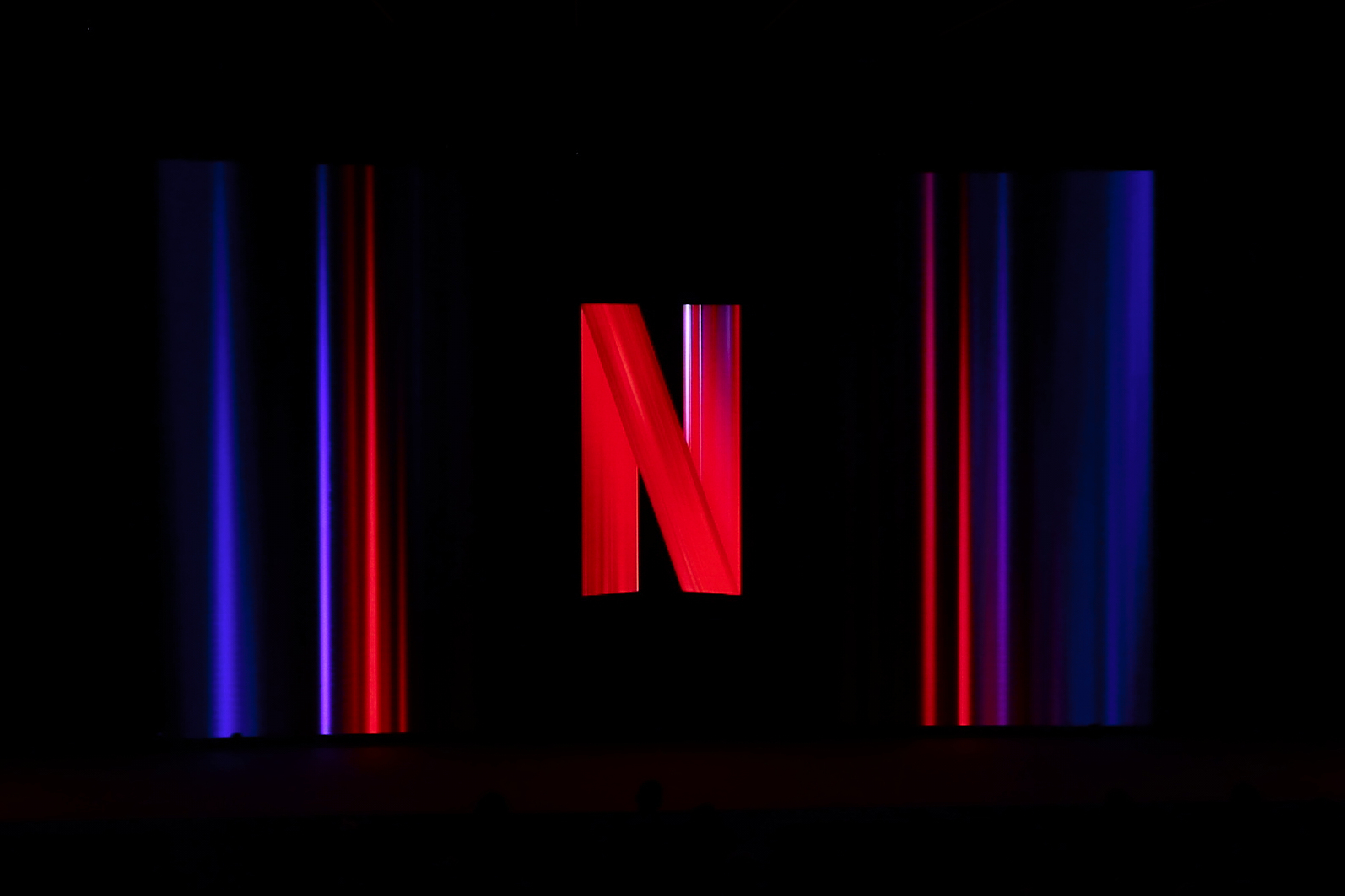 Logo de Netflix cuando se reproduce alguna de las producciones que aloja la plataforma.