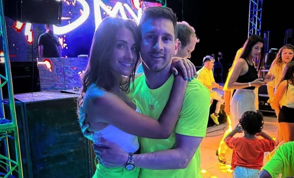 Messi y Antonella