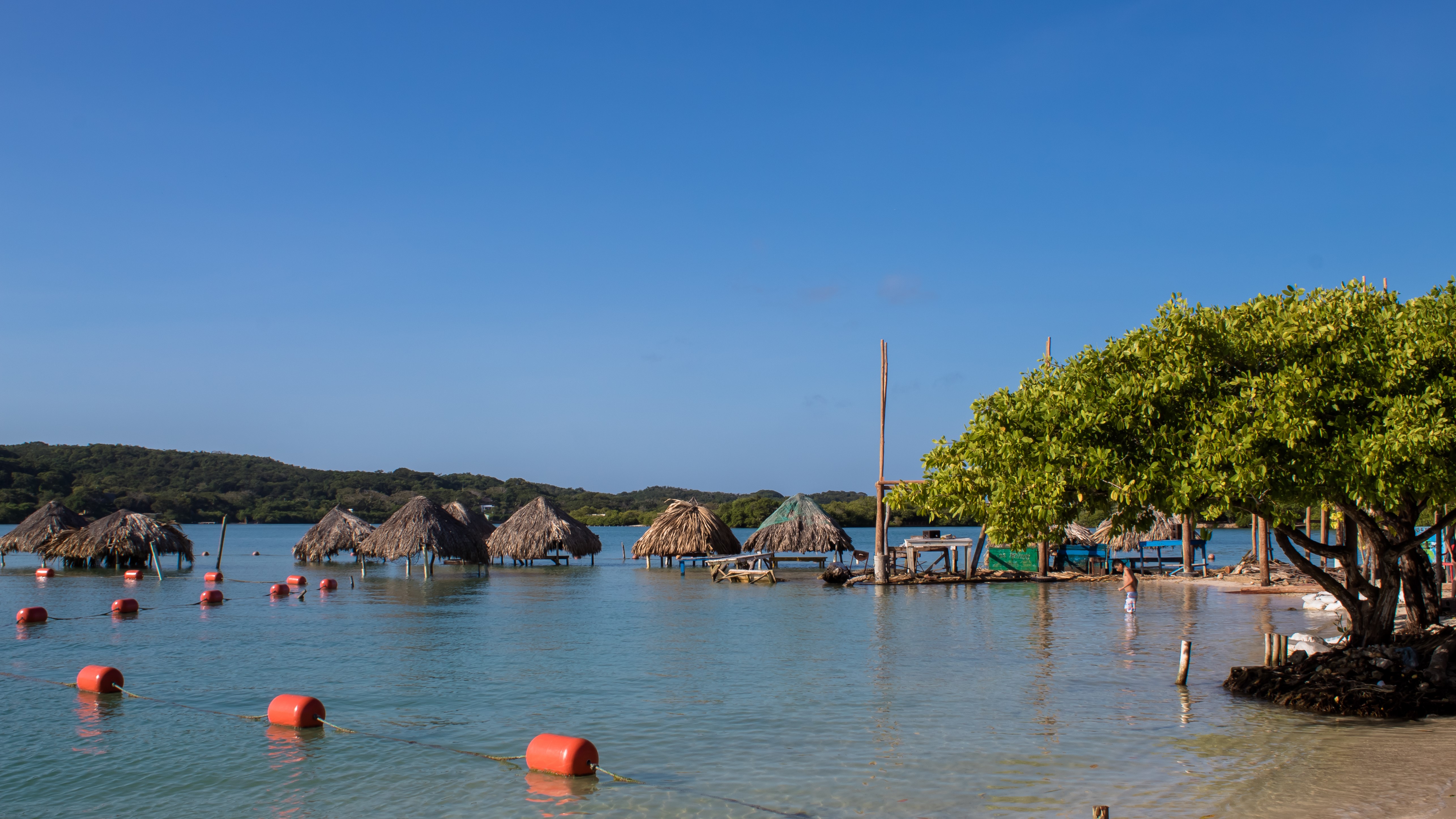 Isla Cholón en Cartagena - Foto de archivo