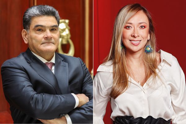 Gregorio Eljach y Katherine Miranda.