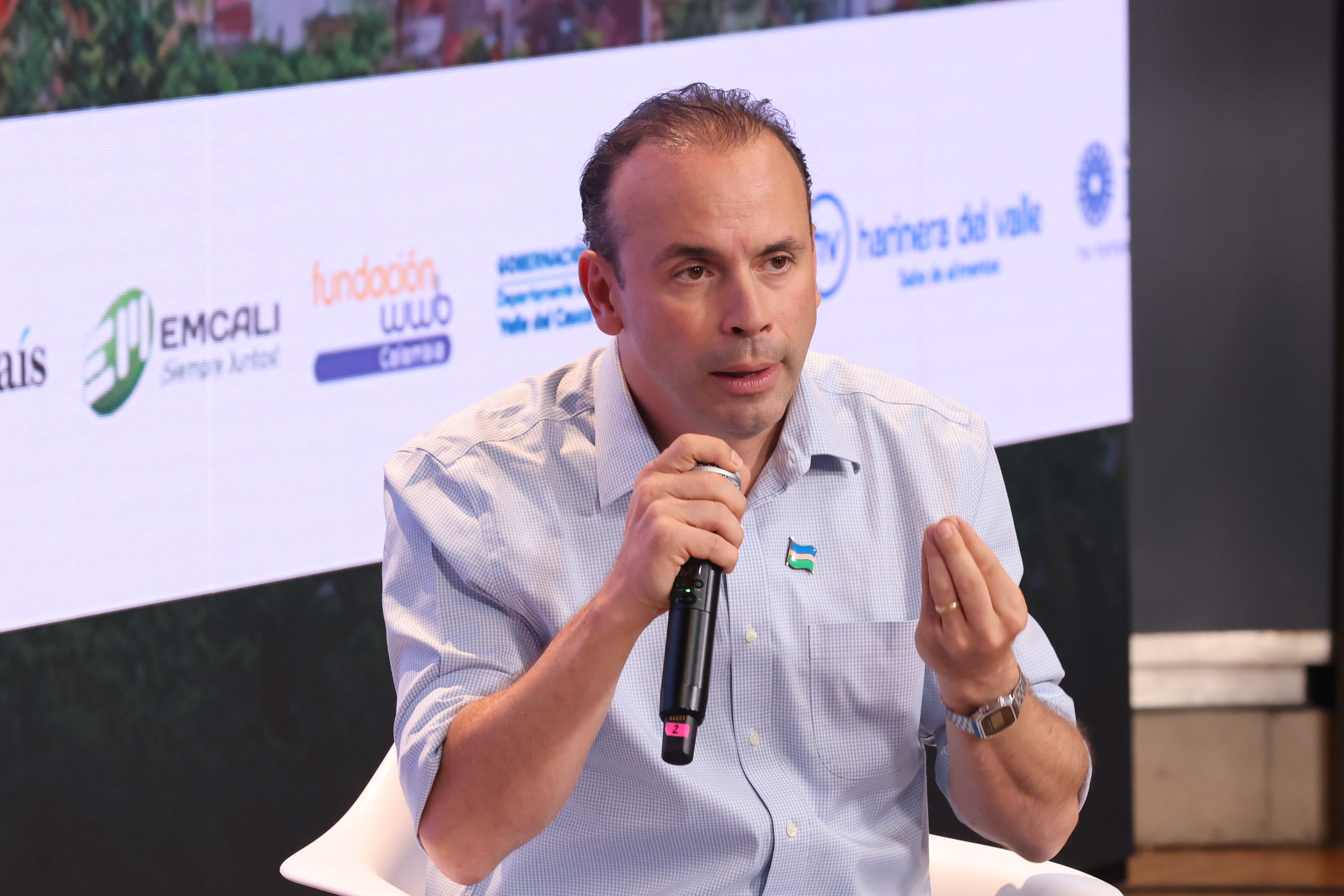 Alejandro Eder, alcalde de Cali.