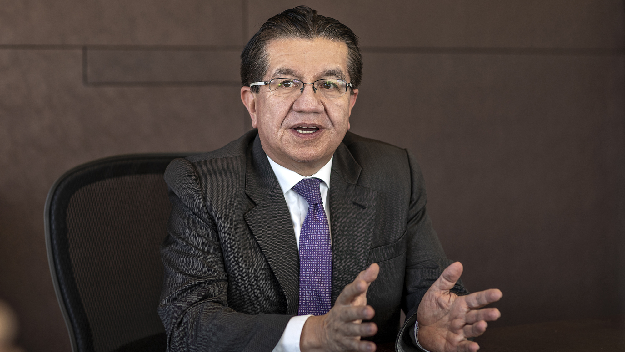 Fernando Ruiz. Ministro de Salud.
Bogotá Febrero 10 de 2020.
Foto: Juan Carlos Sierra-Revista Dinero.