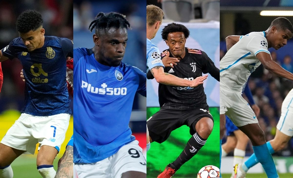 Luis Díaz, Duvan Zapata, Juan Cuadrado, Wilmar Barrios