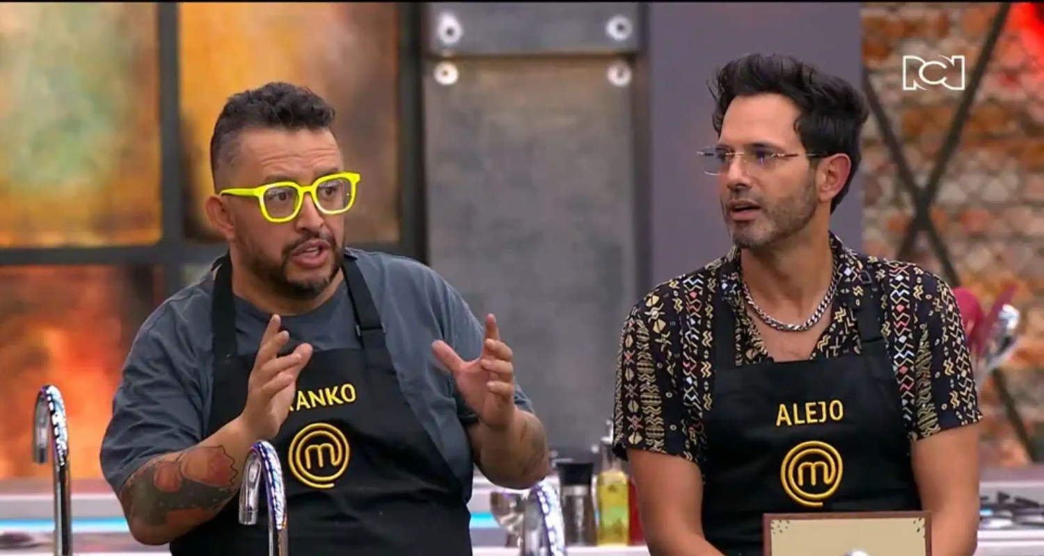 Franko y Alejandro Estrada en MasterChef