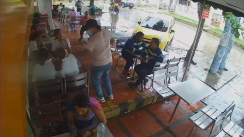 Atraco en una panadería de Barranquilla.