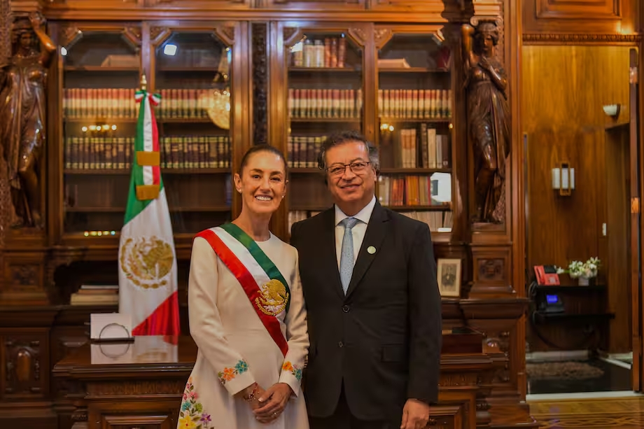 Claudia Sheinbaum y Gustavo Petro