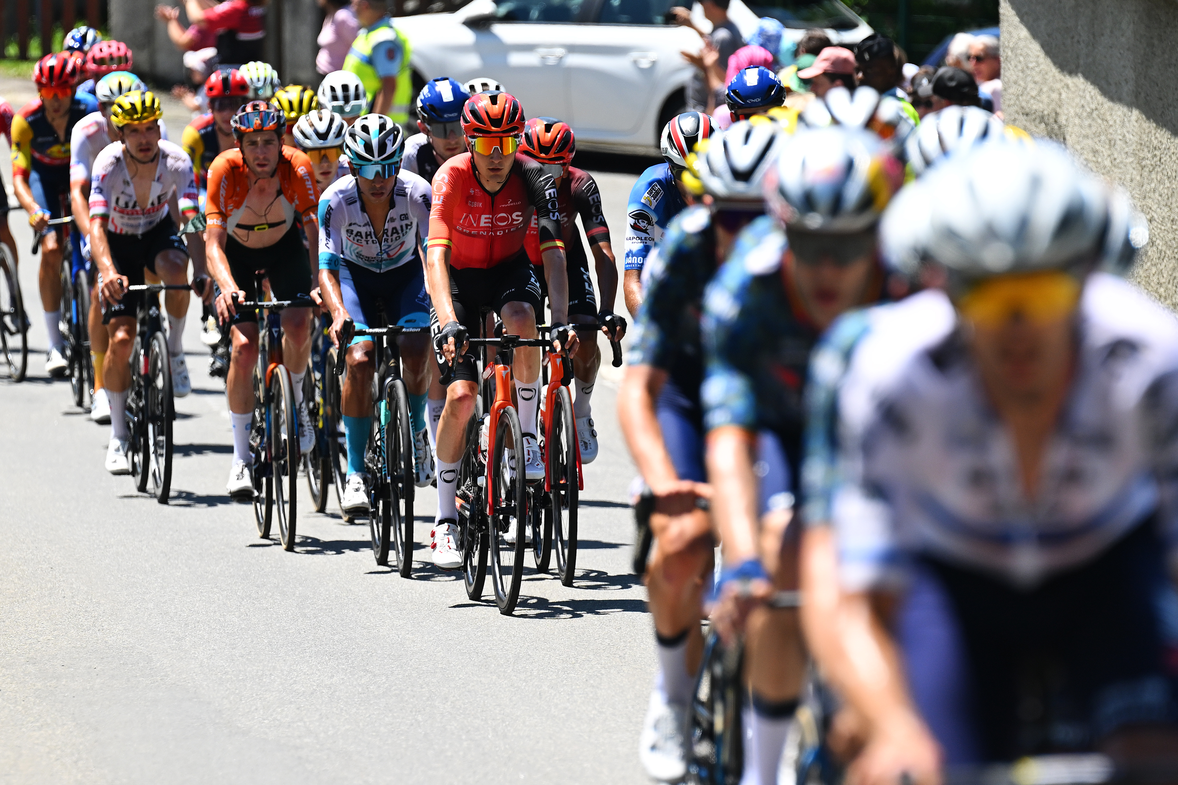 Santiago Buitrago, corredor del Bahrain Victorious