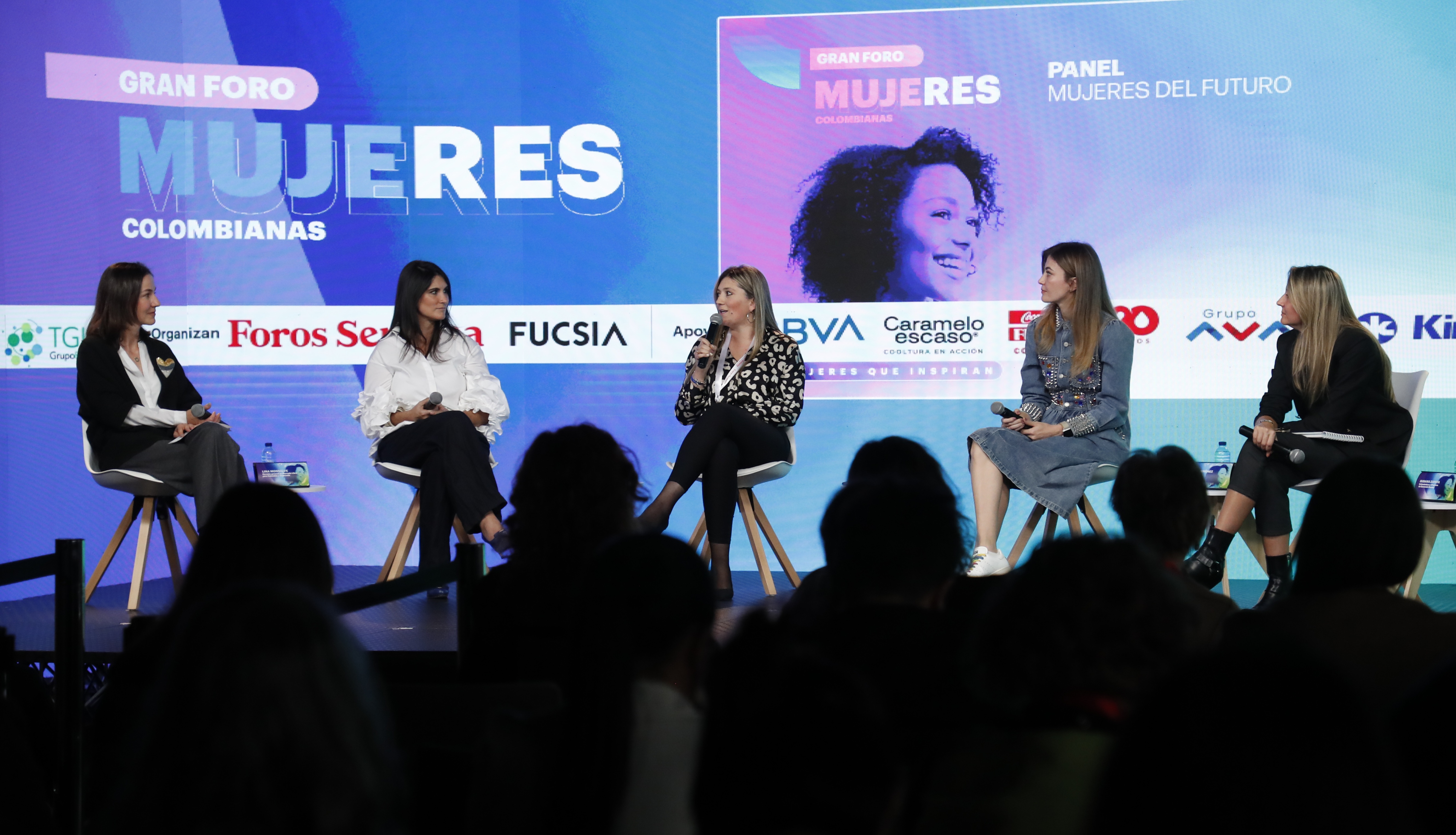 Natalia Arévalo, Gerente general de TikTok for Business para Colombia, Perú y Ecuador ● Katherine Duque, Directora de retail de BBVA en Colombia
● Natalia Jiménez, CXO de Lulo X
● Susana Zapata, Cofundadora y directora de Caramelo Escaso
Modera: Lina Monsalve, Gerente general de Mercado Libre para Colombia y Venezuela