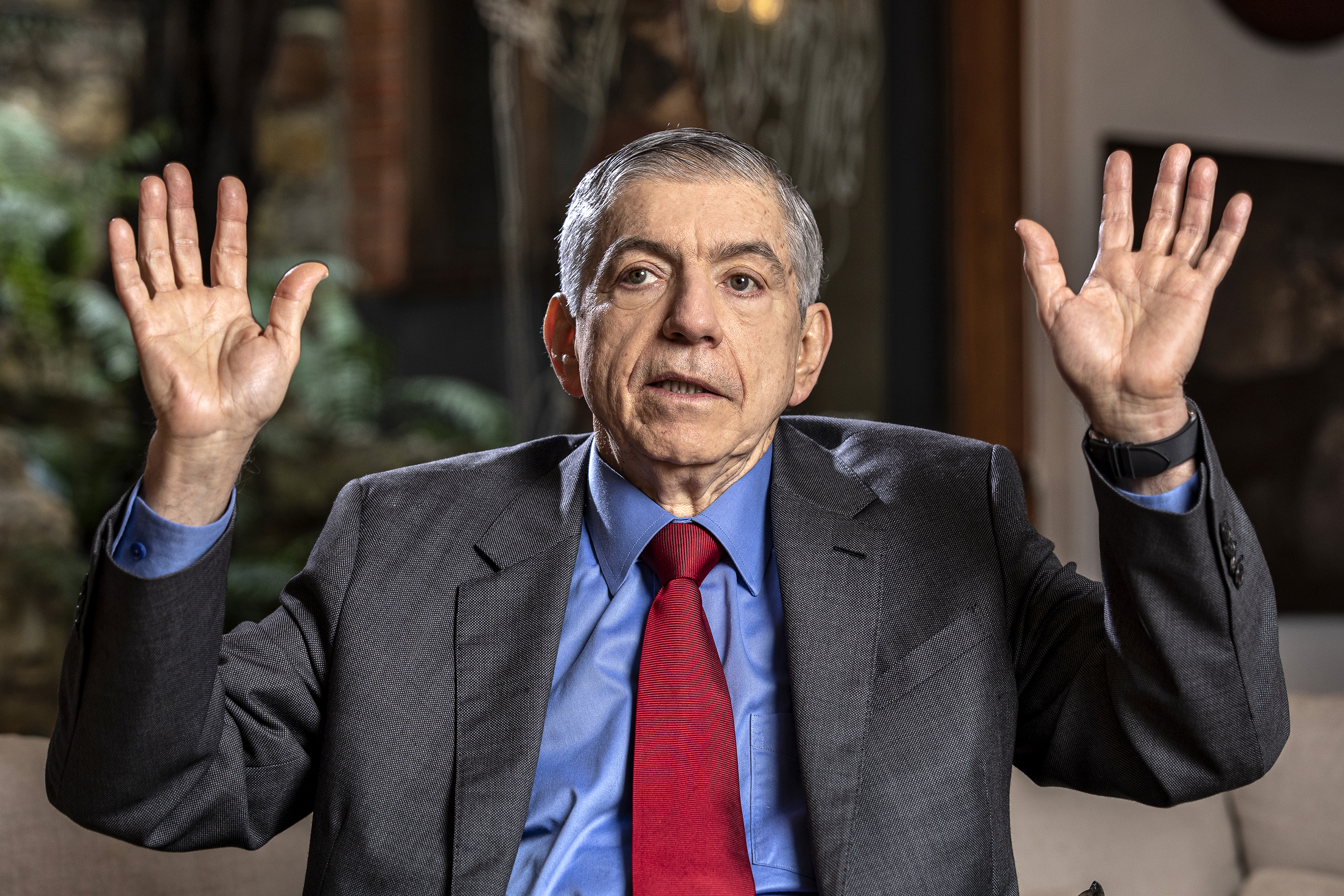 César Gaviria Trujillo. Ex-Presidente de la República.Bogotá Abril 30 de 2021.Foto: Juan Carlos Sierra-Revista Semana.