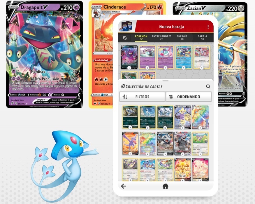 Juego de Cartas Coleccionables Pokémon Live.