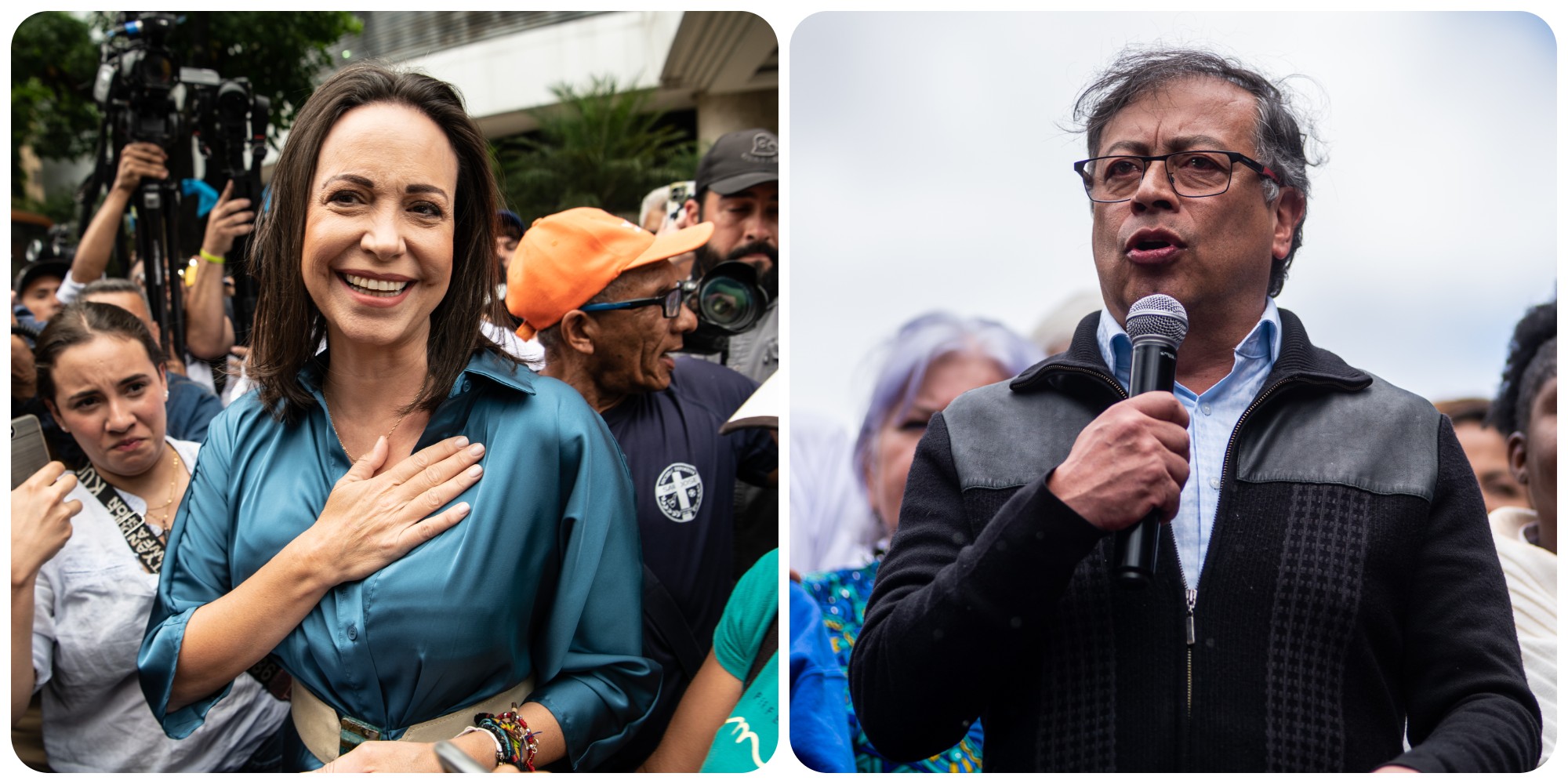 María Corina Machado se refirió a cómo ve Colombia después de la llegada del gobierno de Gustavo Petro. (Fotos: gettyimages)
