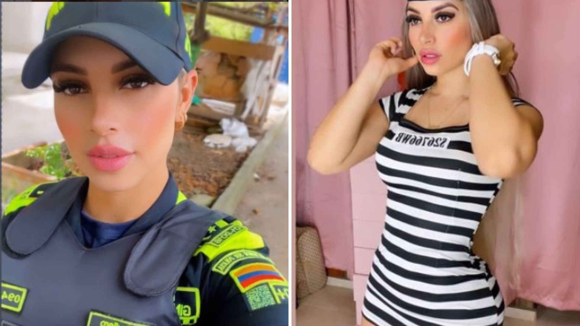 Las cinco mejores fotos de las nachas de la sensual policía colombiana