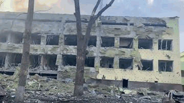 Bombardeo en hospital infantil en Ucrania