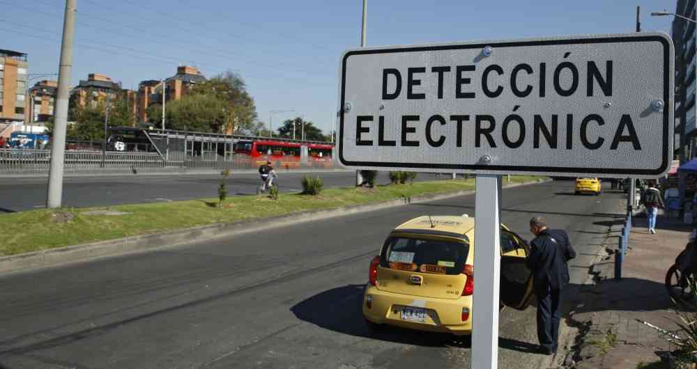 Detección electrónica en Bogotá.