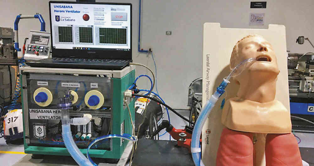 La Universidad de  La Sabana liberó la patente de un ventilador Mecánico.