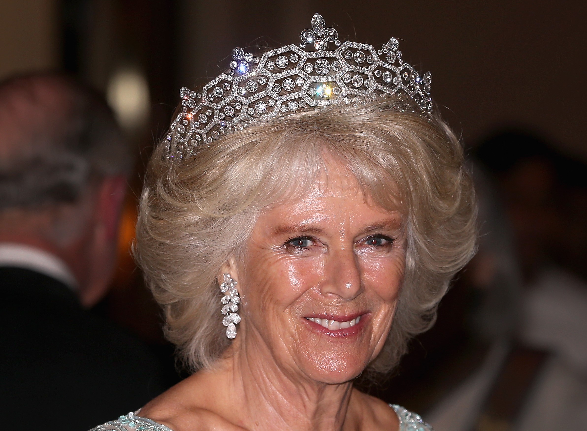 La tiara Greville, de Boucheron, fue de la Reina Madre, abuela de Carlos.