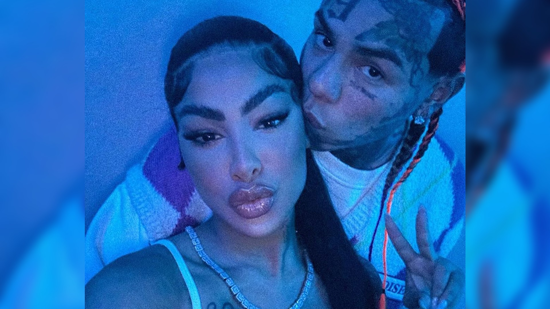 Tekashi 6ix9ine la violenta? Filtran foto de Yailin, ex de Anuel AA con la  cara golpeada