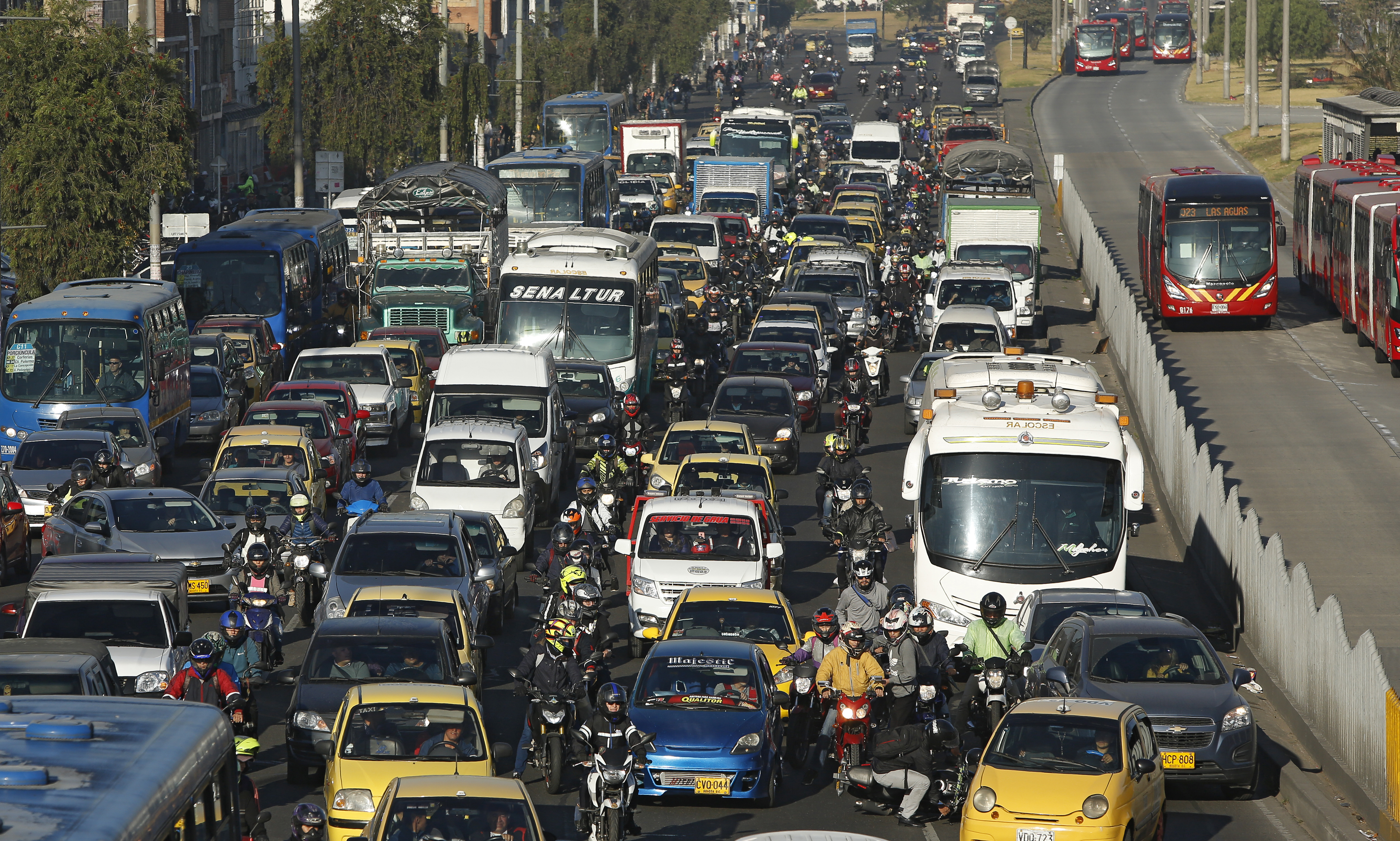 Pico y placa, Bogotá
