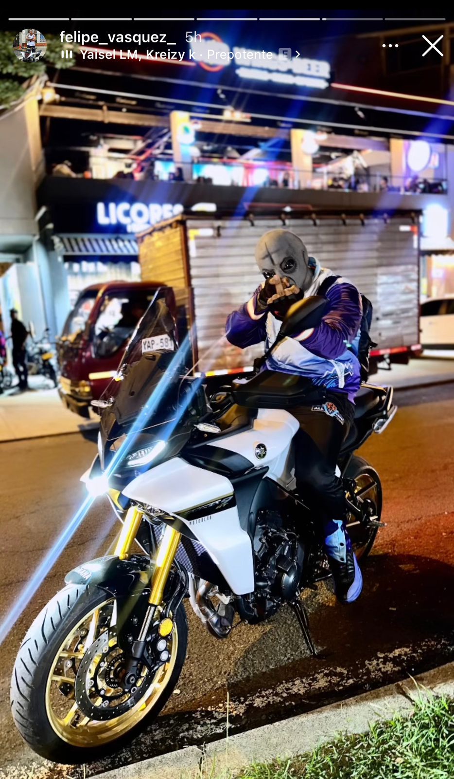 Caravanas de motos por Halloween en Bogot y Cali dejan dos