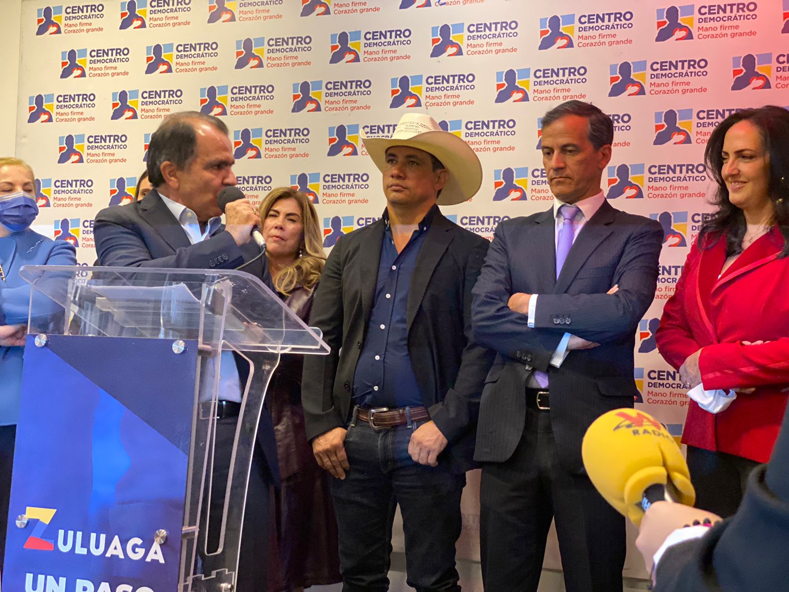 Óscar Iván Zuluaga, candidato presidencial del uribismo.