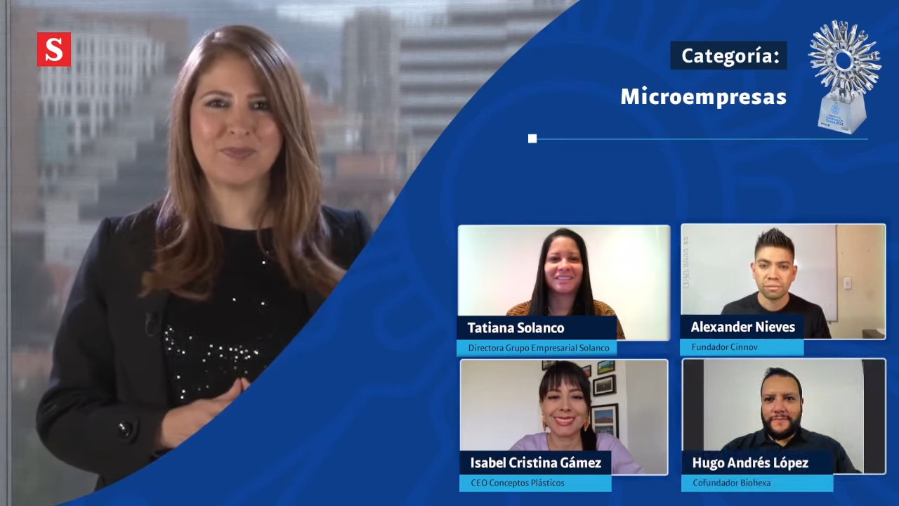 La ceremonia de premiación de la segunda edición del Premio a la Innovación Social 2021 premio a las organizaciones más innovadoras del país.