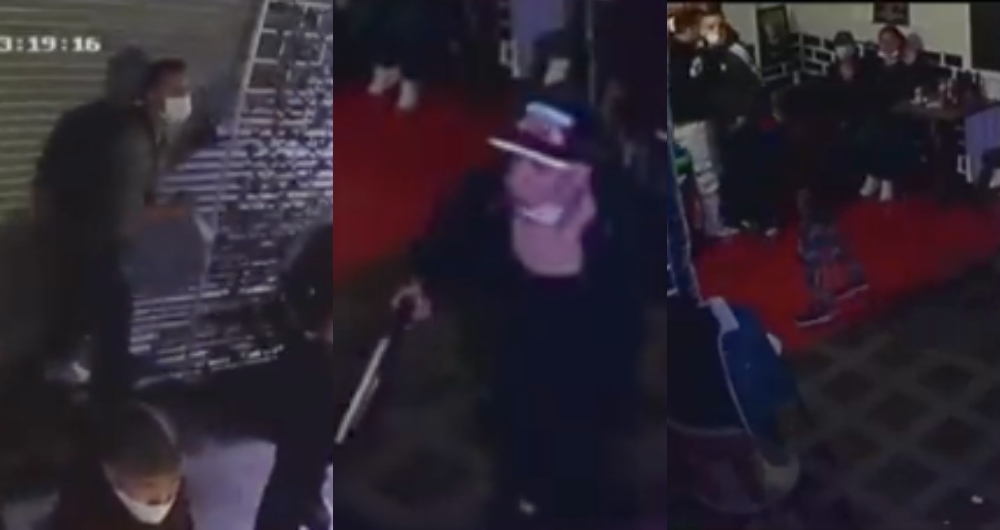 Robo en bar de Bogotá