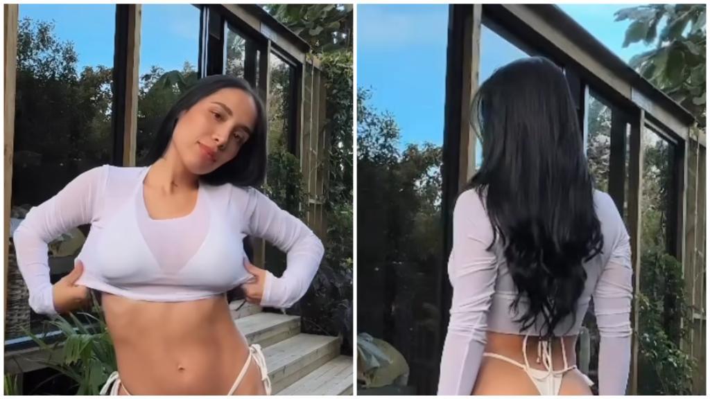 La creadora de contenido tiene dos hijos y su figura siguió siendo la misma.