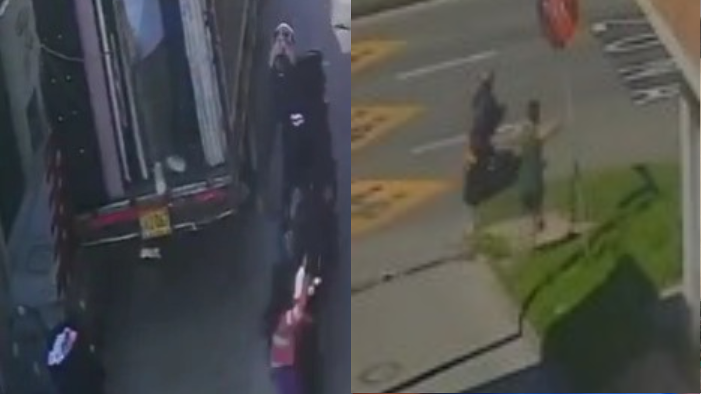 El lamentable suceso que quedó grabado en video ocurrió en el barrio Yomasa.