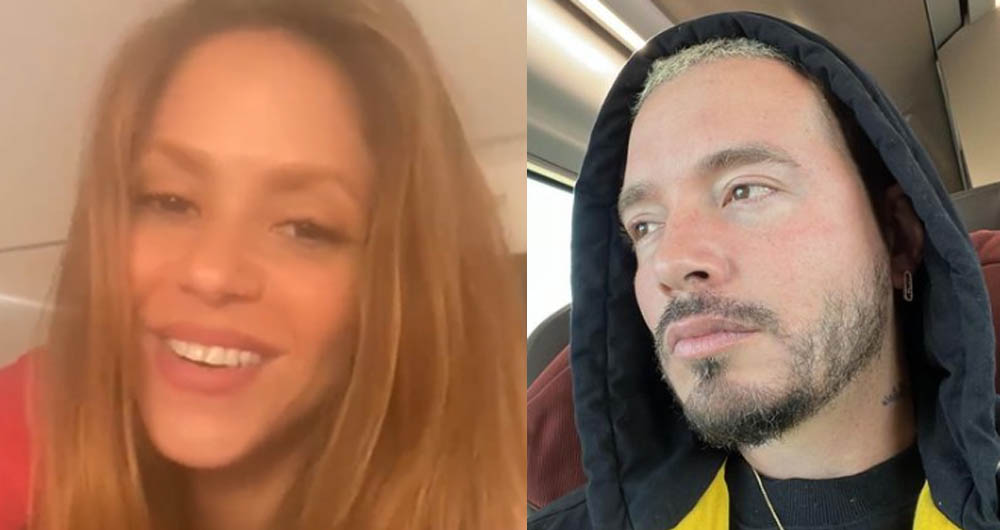 Shakira y J Balvin - Fotos tomadas de Instagram @shakira - @jbalvin