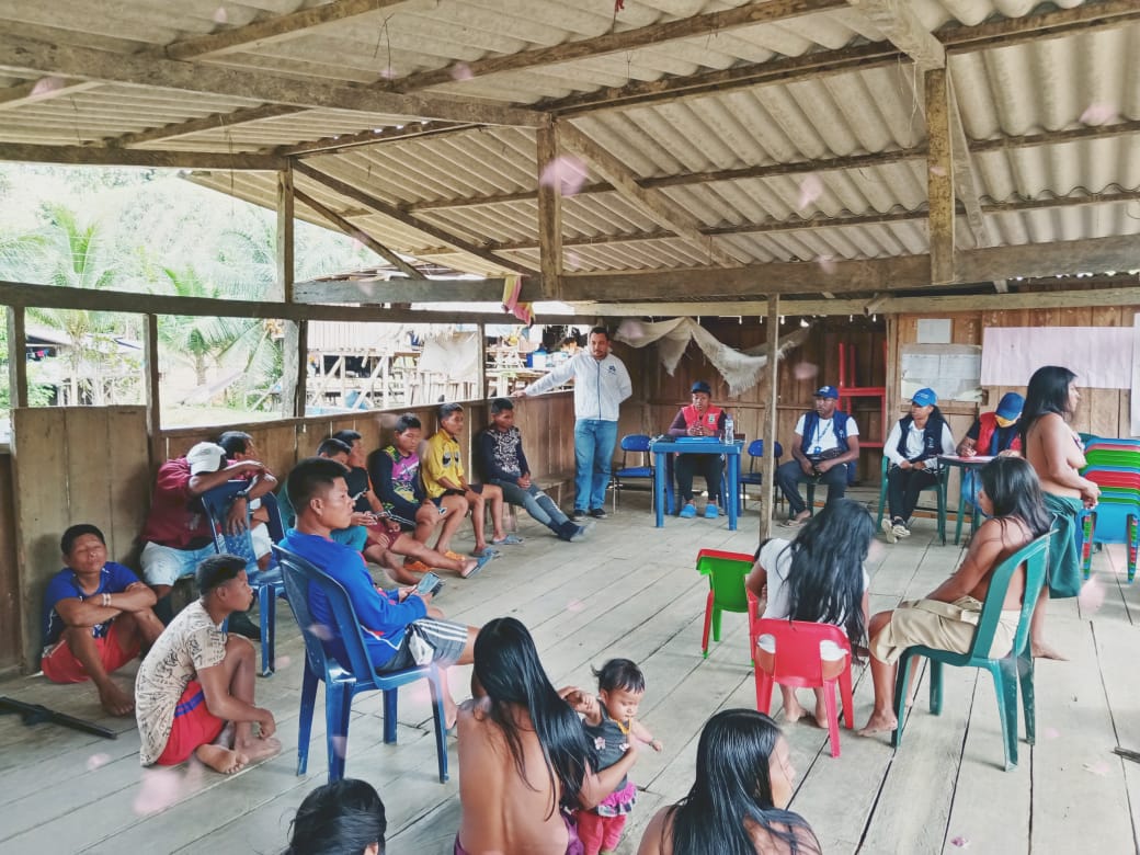 Indígenas confinados en Bajo Baudó