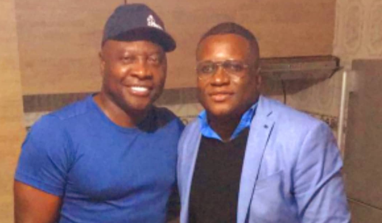 Harold Saa (D) cantante salsero, era amigo íntimo del fallecido Freddy Rincón