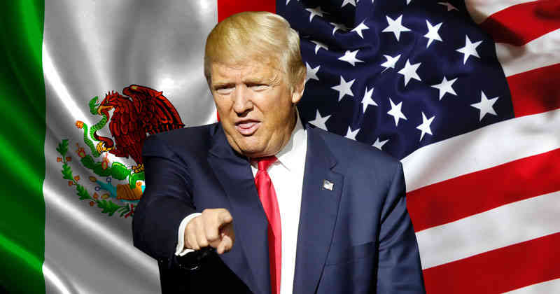 TRUMP AMENAZA A MEXICO