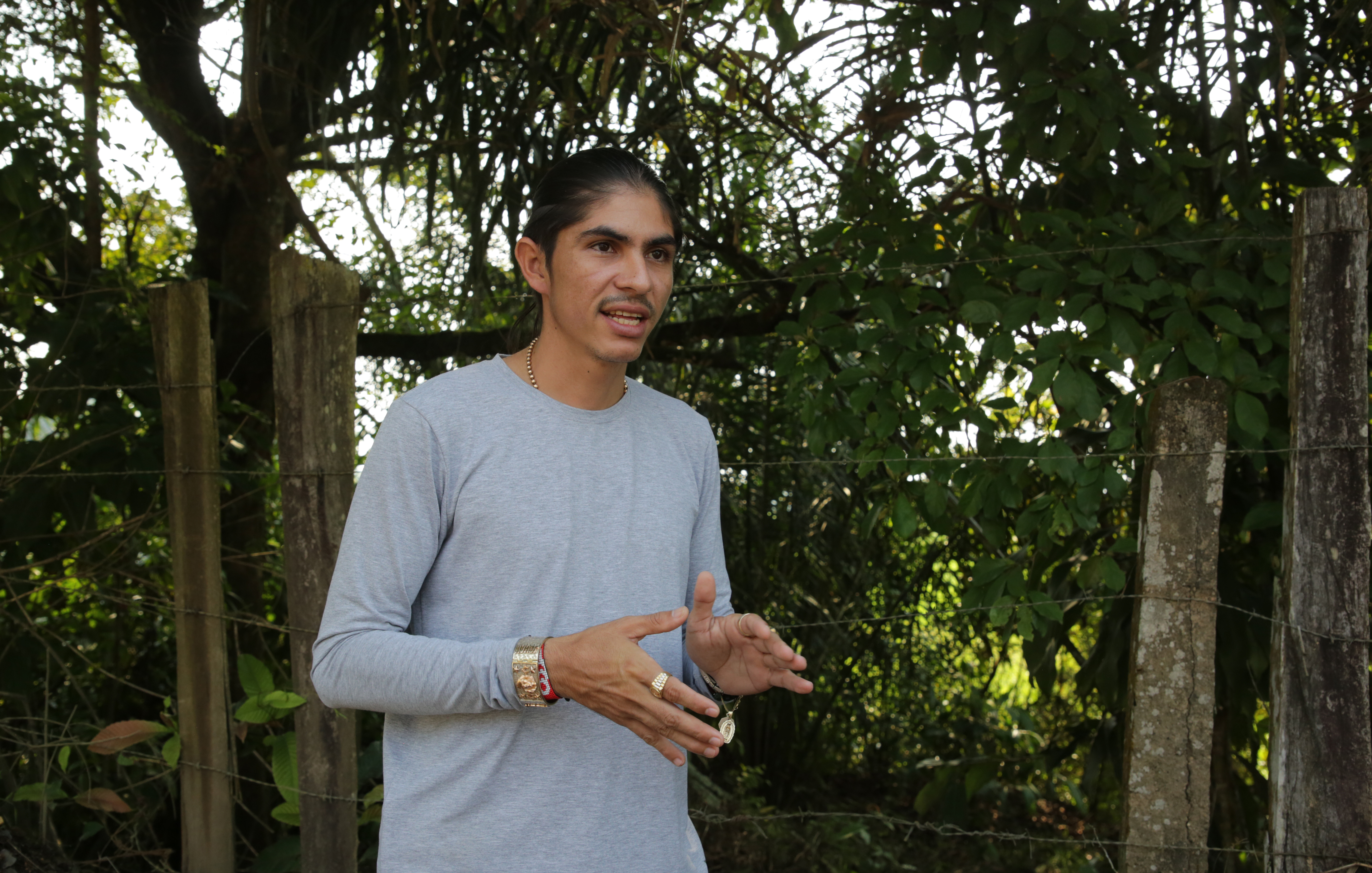 Comandante Andrey Avendaño negociador de las disidencias del Estado Mayor Central de las FARC EPSan Vicente del Caguán  9 de abril del 2024Foto Guillermo Torres Reina / Semana