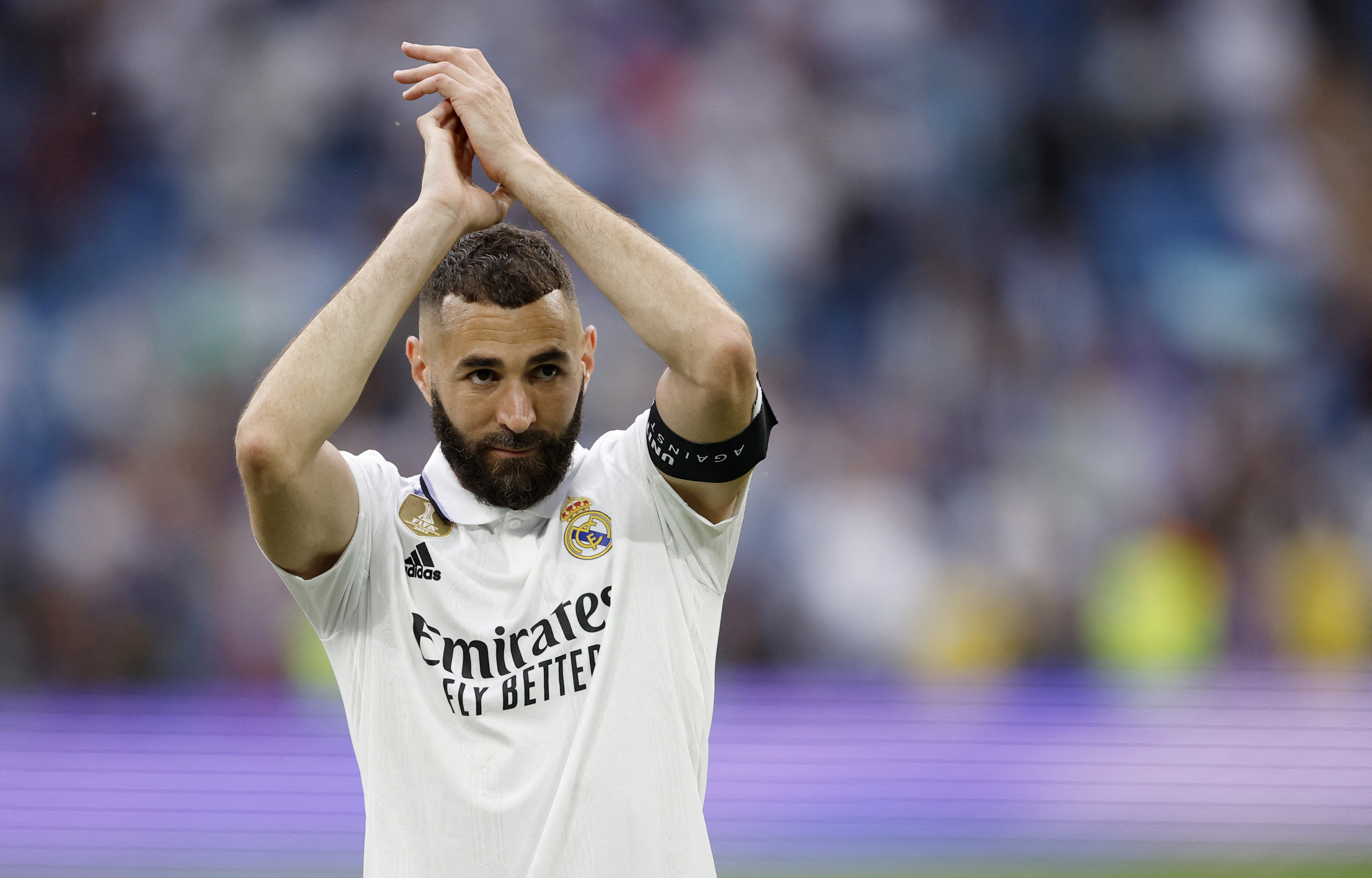 Karim Benzema se despidió del club blanco después de 14 temporadas.