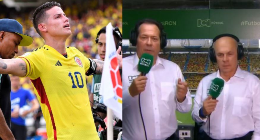 Carlos Antonio Vélez destacó la intención de James de ayudar en defensa