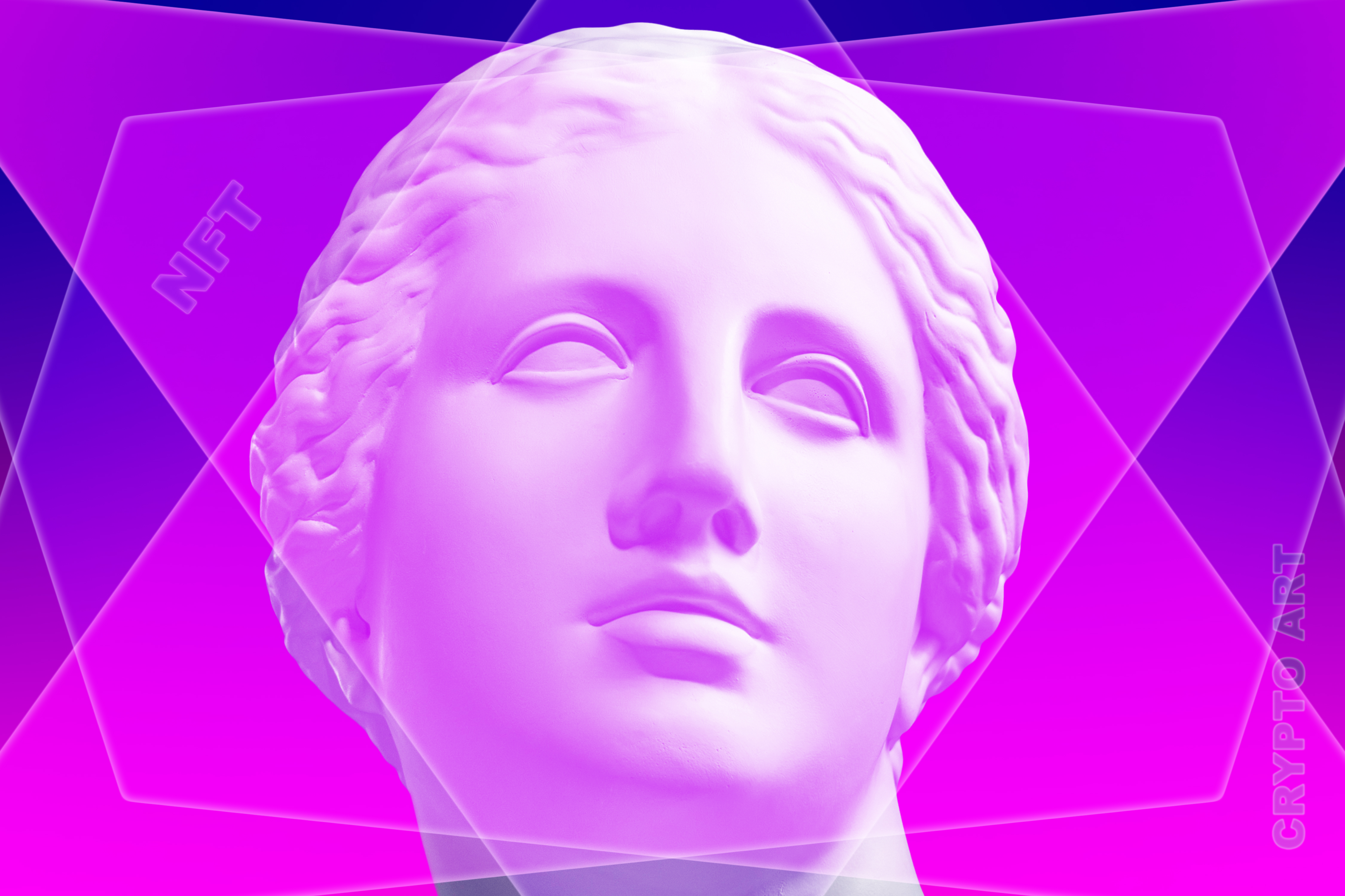 Concepto de Criptoarte.