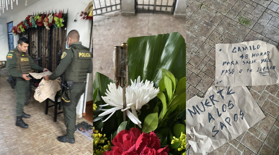 Amenazas a periodista en Cali.