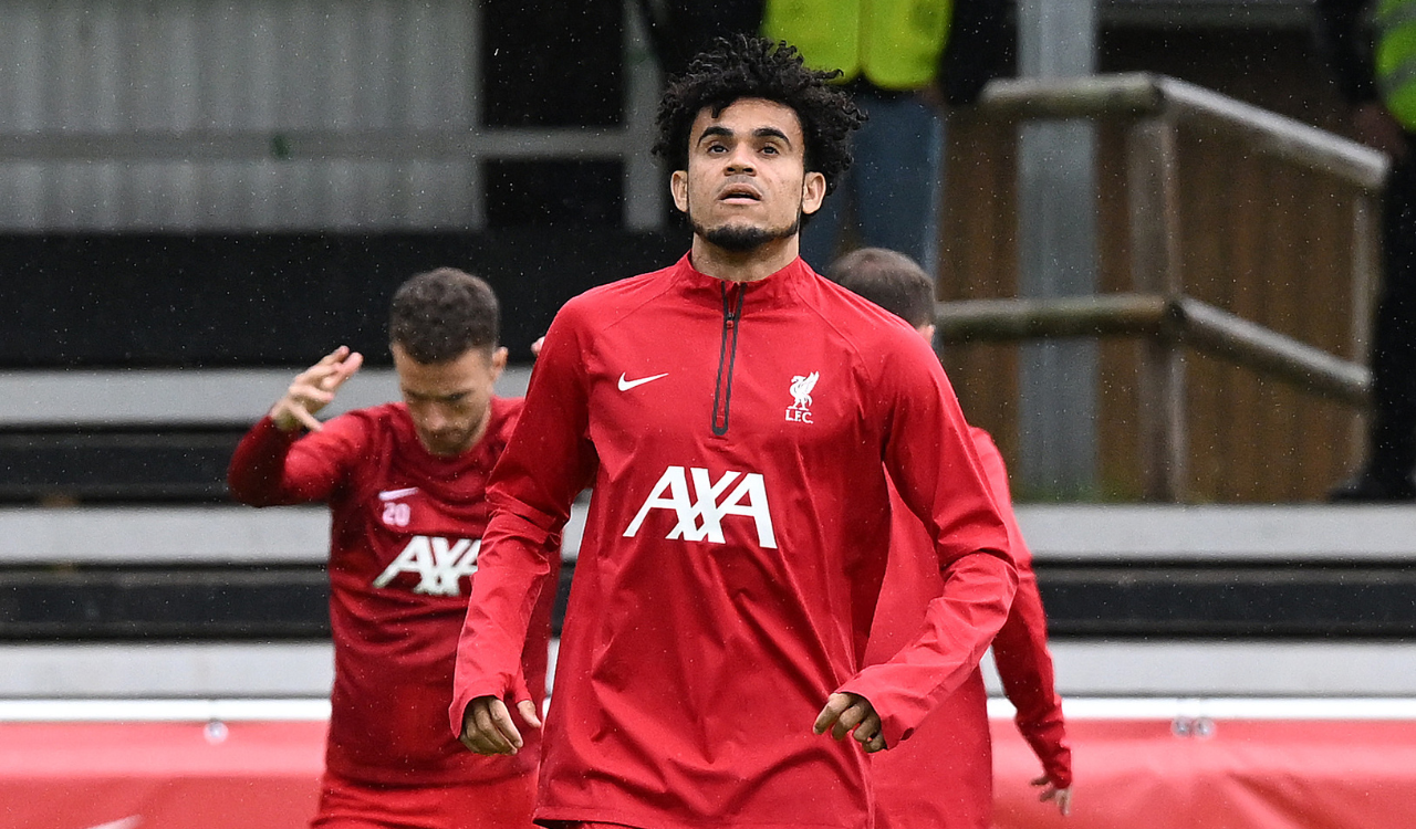 Luis Díaz prepara su temporada 2023/2024 con el Liverpool.
