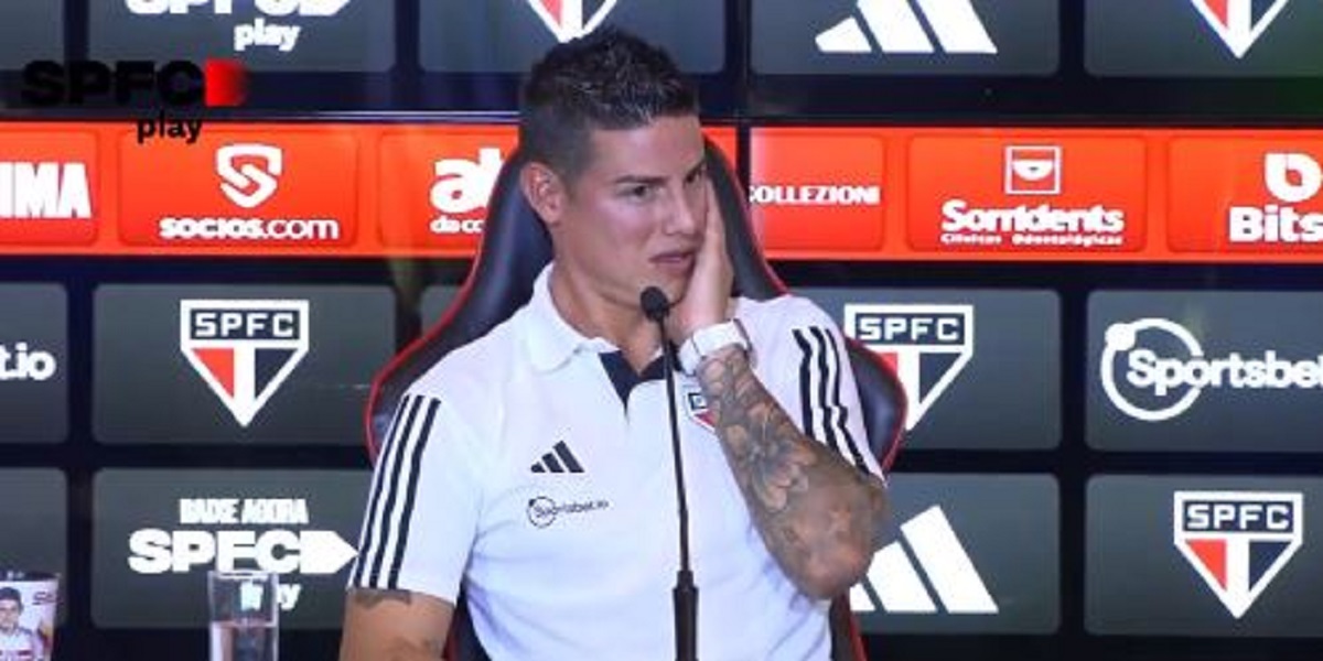 James Rodríguez reaccionó de manera jocosa ante inesperada pregunta