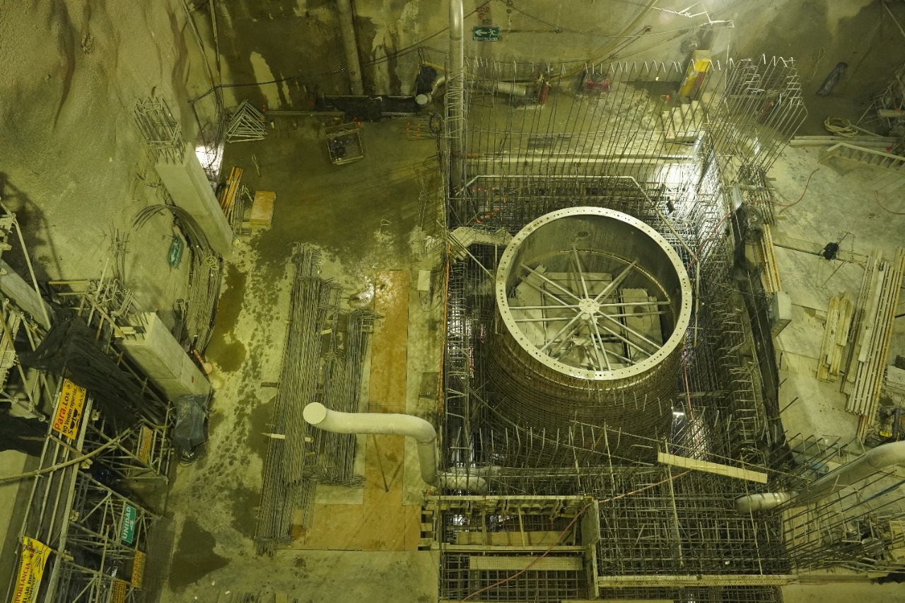 Avance de obras en Hidroituango. Foto: EPM