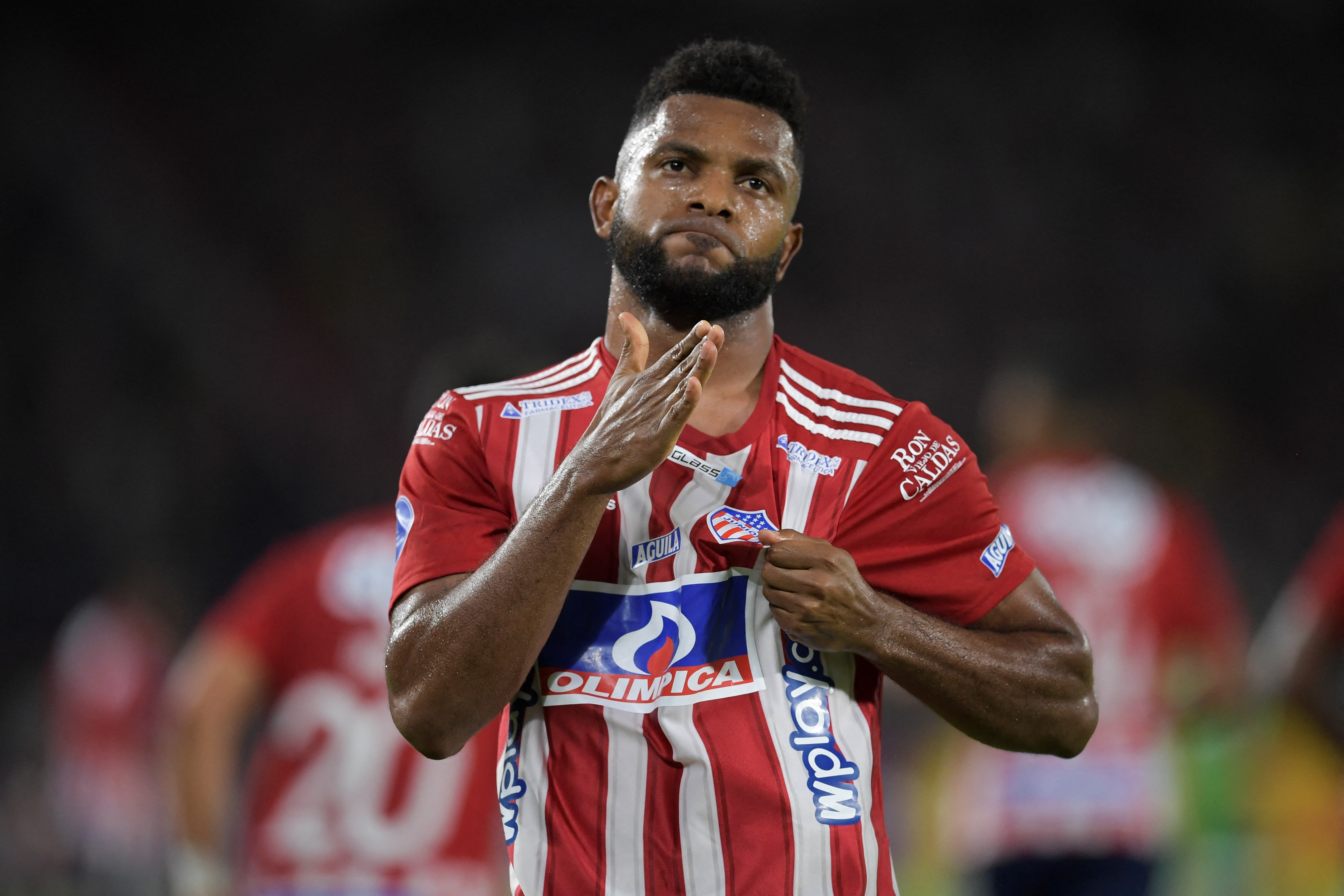 Miguel Borja fue una de las figuras del encuentro.