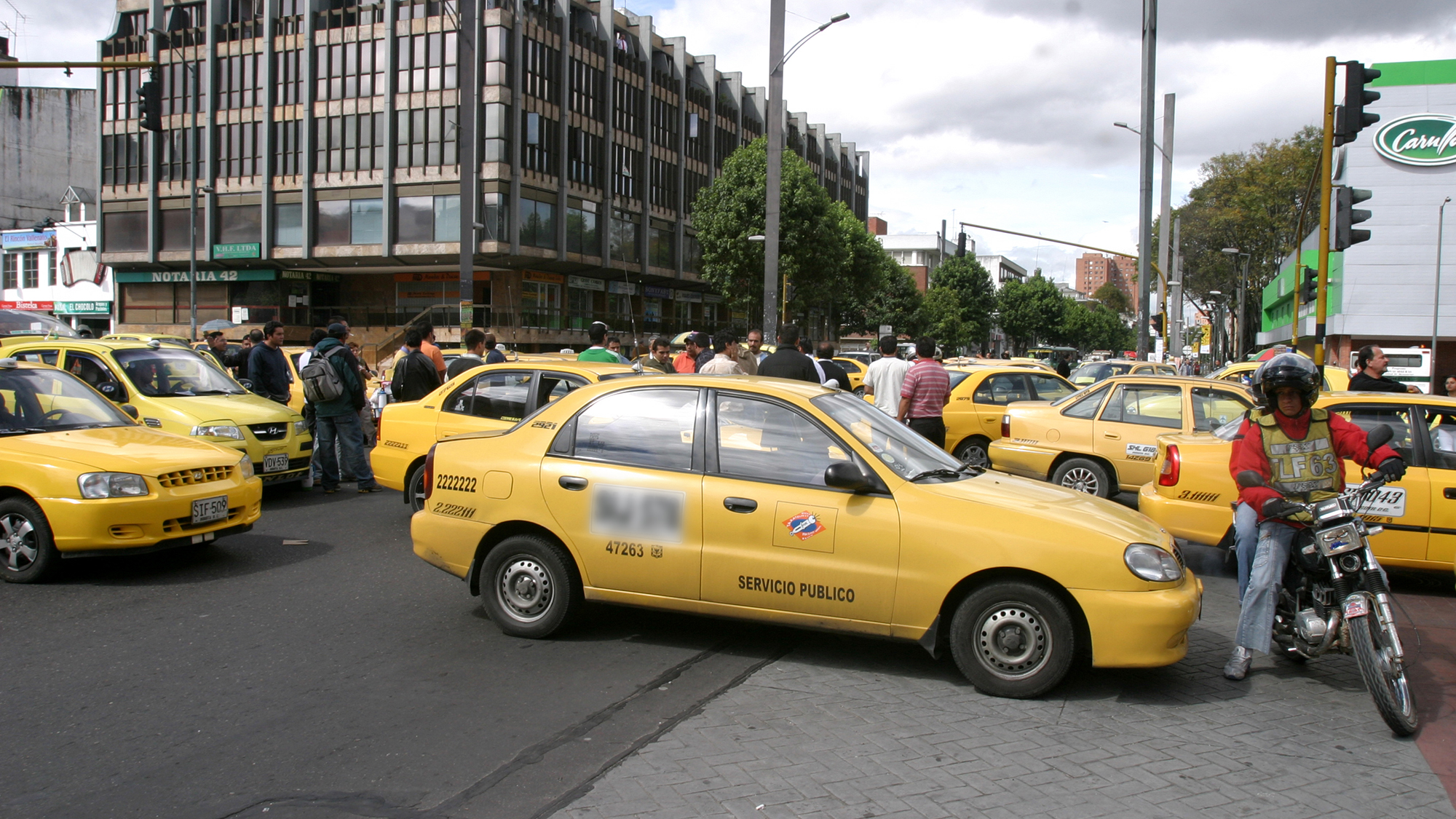 Paro de taxistas: Estos son los puntos de encuentro en la jornada de paro  en su ciudad