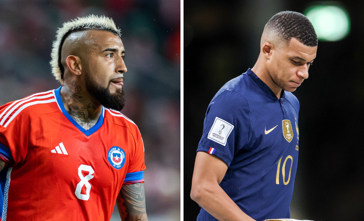 Arturo Vidal arremetió contra Mbappé.