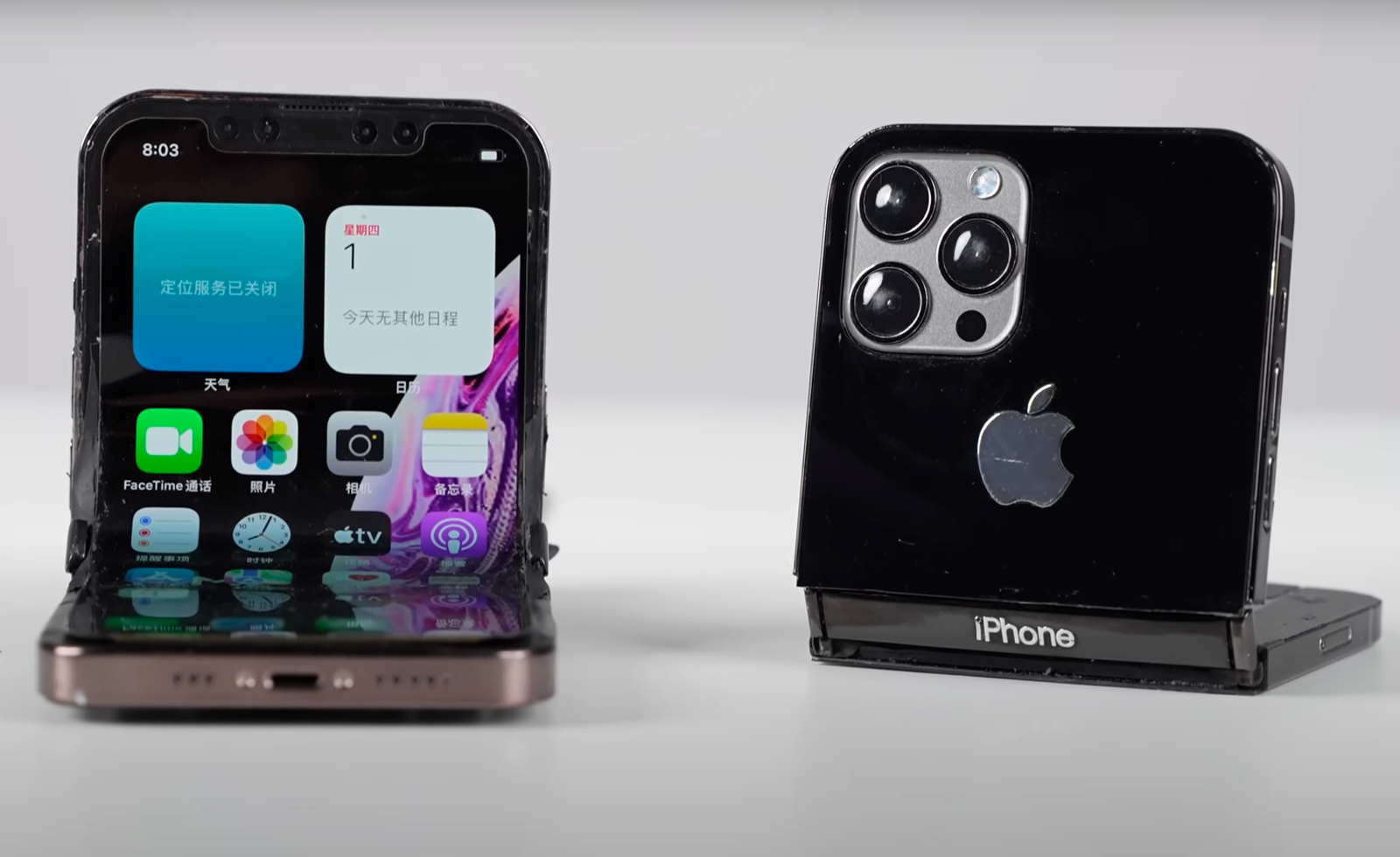 El iPhone plegable ya es una realidad, así luce esta versión del teléfono  de Apple