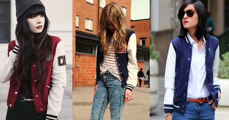 Como combinar una chaqueta Varsity