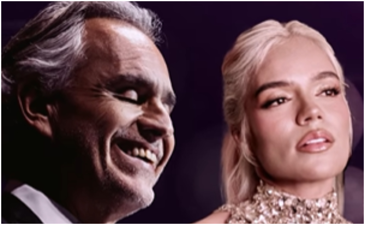 Karol G se une a Andrea Bocelli para interpretar una icónica canción.