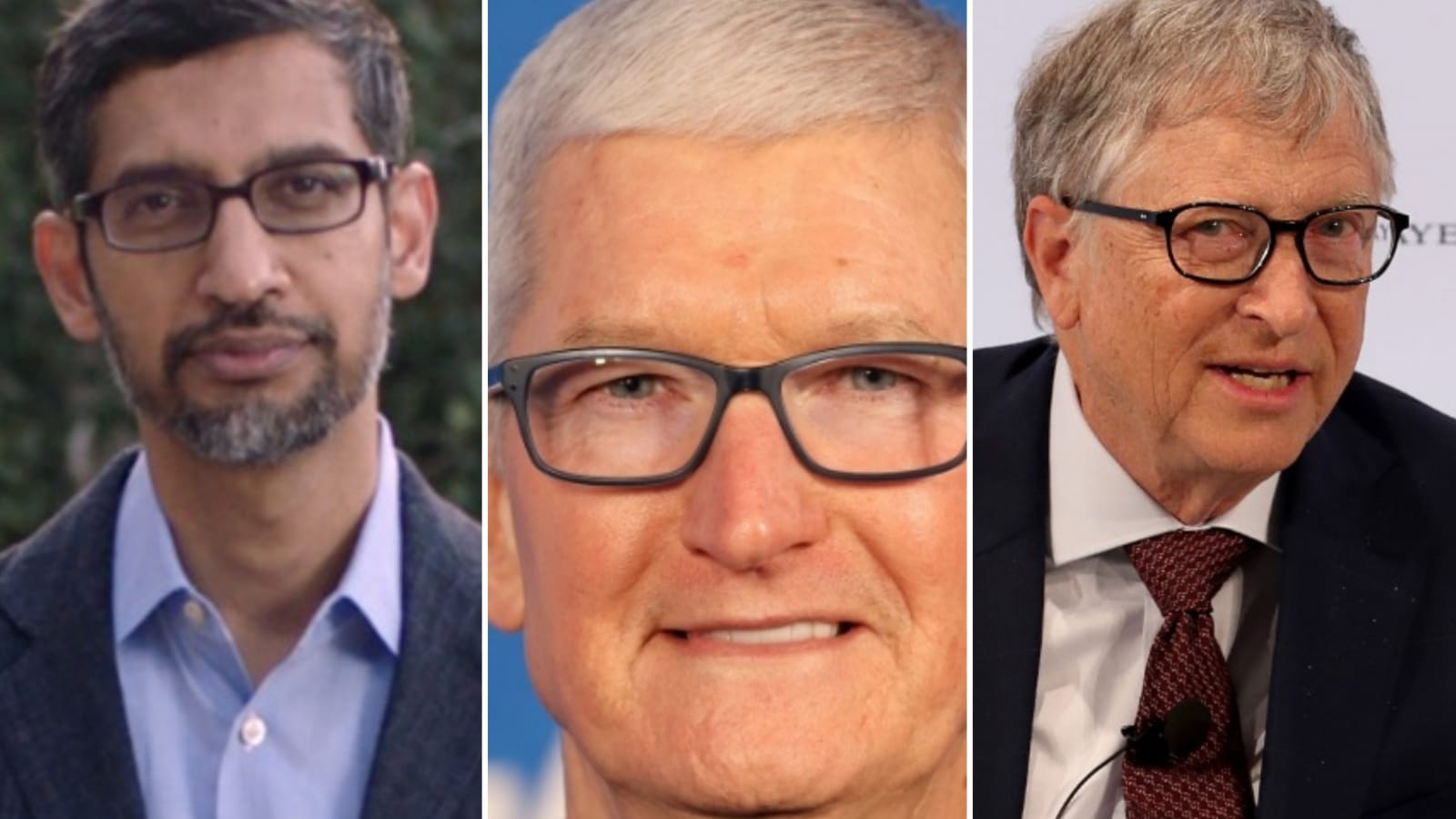 Ucrania le hace una solicitud a Sundar Pichai (CEO de Google) y Tim Cook (CEO de Apple) y a Bill Gates (creador de microsoft).