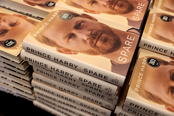 CHICAGO, ILLINOIS - JANUARY 10: Prince Harry's memoir Spare is offered for sale at a Barnes & Noble store on January 10, 2023 in Chicago, Illinois. The book went on sale in the United States today. (Photo by Scott Olson/Getty Images)